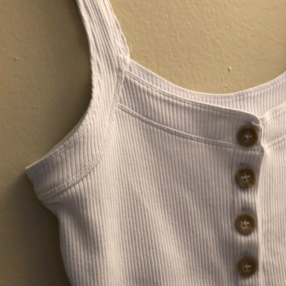 NWT Free People Ribbed Button Front Closure/Button - Picture 5 of 12